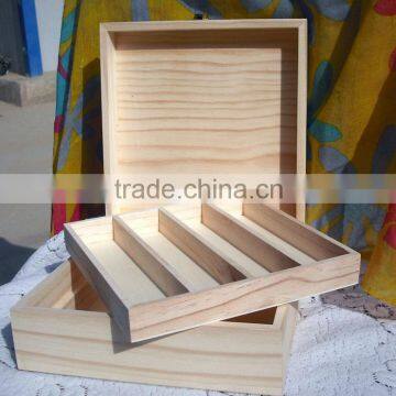 The double wooden jewelry box necklace box