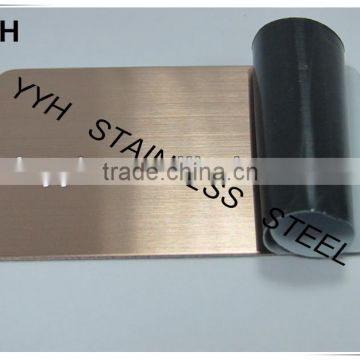 color ss brushed steel sheet supplier