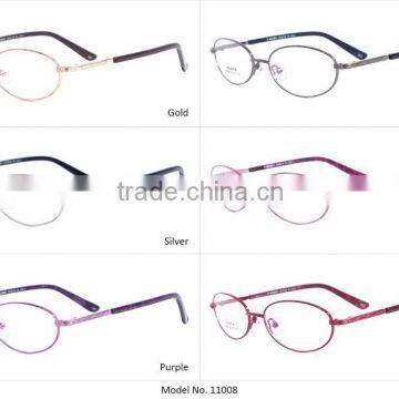 Oval Full Rim Metal 2015 Fashion Eyewear Optical Frame Glasses Of Reading For Adult photo-3