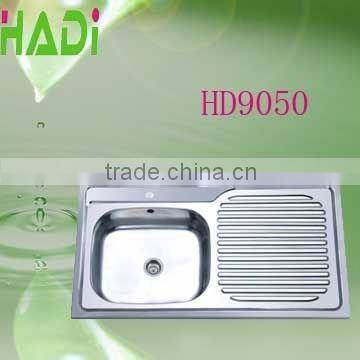 Single Bowl Sinks Stainless Steel Kitchen Sink With Drainboard HD9050 photo-2
