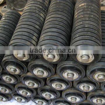 Conveyor Rubber Coated Roller for general industrial conveyor belt system