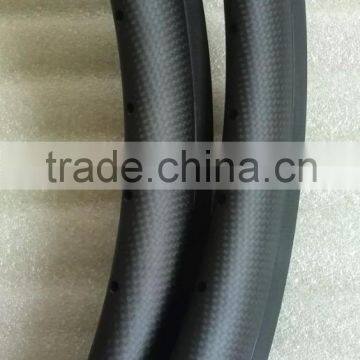 23mm Width Child Bike Rim 3k Matte Finish 38mm 451mm Clincher Carbon Rim photo-3
