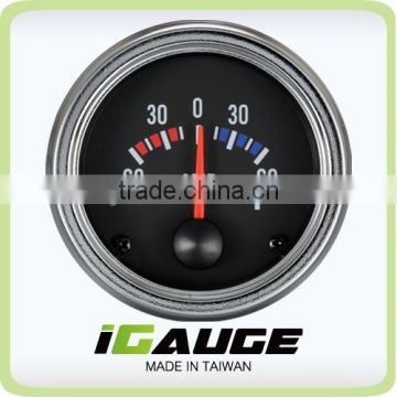 100% Made in Taiwan 52mm VDO Type Chrome Rim Ammeter Gauge