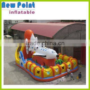 interesting PVC inflatable fun factory for kids and adults