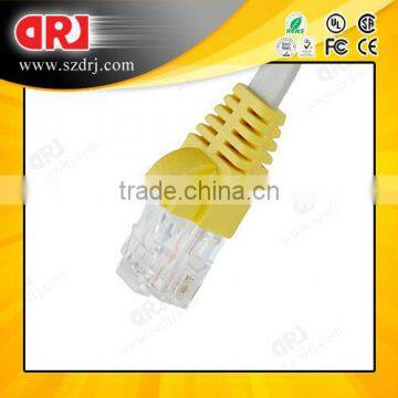 China shenzhen UTP 28/26/24AWG Cat5e patch cord bubble boot