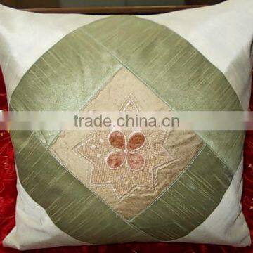 Indian cushion cover, hand embroidery