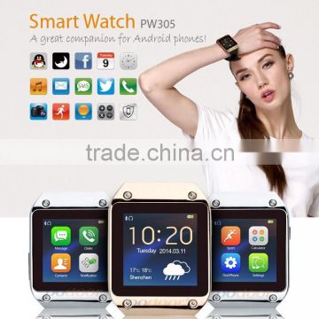 Wholesale Alibaba best selling 2014 lastest colorful Bluetooth smart watch with phone call, bluetooth and music