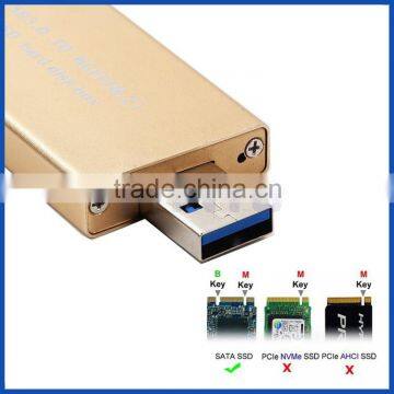 USB3.0 to SATA Based 2230/ 2242 M.2 NGFF SSD Portable Hard Disk Driver External Enclosure Storage Case photo-2
