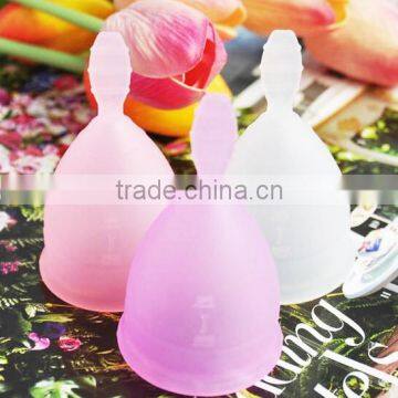 2015 Best Selling Medical Silicone Menstrual Cup Silicone, Reusable Lady Cup Menstrual photo-3
