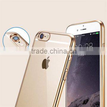 Electroplating TPU Mobile Phone Case mobile phone accessories case For Apple iphoen 6 plus/6s plus