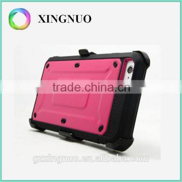 Rugged Armor Case With Kickstand and Locking Belt Swivel Clip Holster Cover for IPhone 6 photo-5
