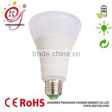 15W E27 aluminum plastic led bulb with constant current driver