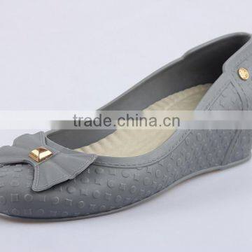 2015 New Models Summer Wedge Heels Jelly Sandals Transparent Plastic Lady Shoes Clear Pvc Woman Shoes photo-2