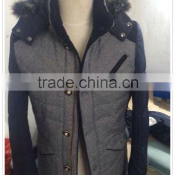 Garment Stock Lot men's padded jacket coat for spring or winter - 1001