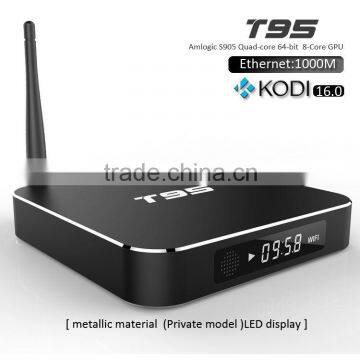 T95 Amlogic S905 4k M8 Android TV Box , Quad Core TV Android Box With Android 5.1 OS, Kodi16.0 Install Free Movies TV Box photo-4