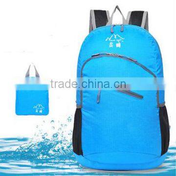 Outdoor Can be Folding Traveling Backpack Ultra Light Hiking Shoulder Bag photo-5