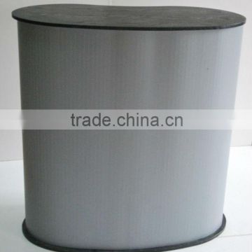 new type plastic promotion booth table