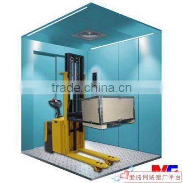 2015 Newly customized small cargo lift guide rail freight elevator