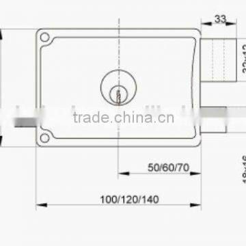 Euro Profile Cylinder Lock Rim Lock photo-3
