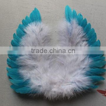 Dye Blue Baby Goose Feather Angel Wings For Sale Parties Party Supplies