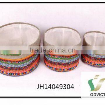 polyester storage baskets