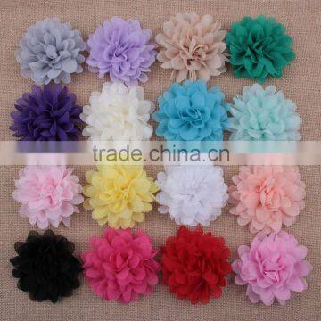 fashion 16 colors children hair flower !cute girl large hair flower clips ! CB-3274