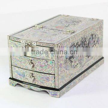 High End Wooden Pierced Earring Jewelry Box photo-6