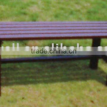 Aluminum folding park bench