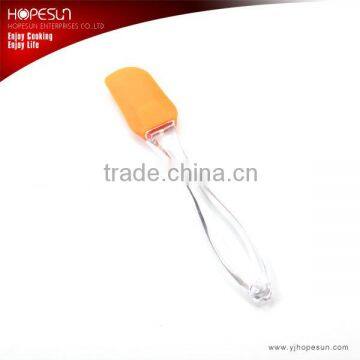 Hot Sell Silicone Cream Spatula With Transparent Handle