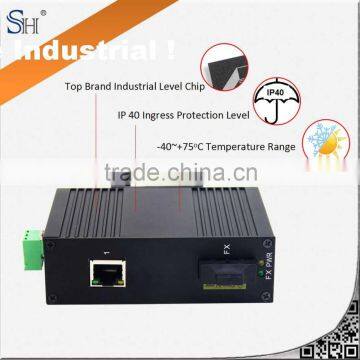 Single port 10/100M multimode industrial ethernet switches