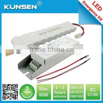 led downlight emergency pack with NiCd battery