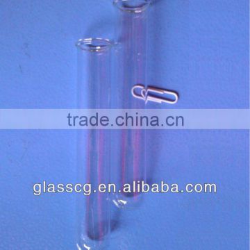 High temperature borosilicate round bottom glass tube