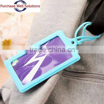 Hot Sale Custom LOGO Silicon Rubber Luggage Tag