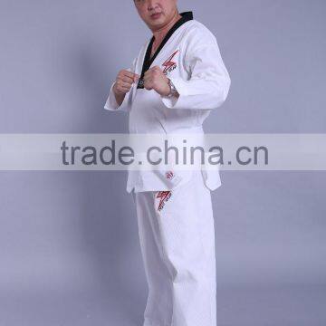 Taekwondo Uniforms With High Quality in 35% Cotton 65% Polyester Made for Kids and Adults in China photo-2