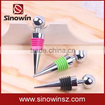 zinc alloy material stainless steel wine bottle stopper