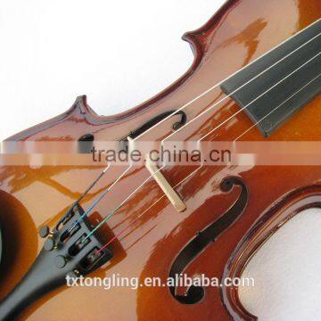 Popular Student Violin With Dark Color Immtation Ebony Accessories Violin 4/4 Quality Choice photo-5