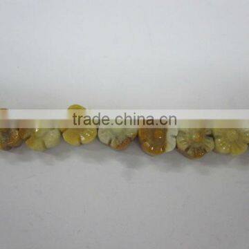 Hard Yellow Jade plum blossom