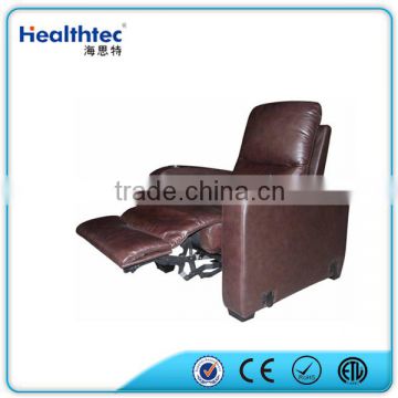 coffee brown electric leather sofa recliner chair