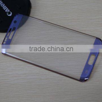 Hotest 2016 Electroplating 3D tempered glass screen protector for samsung s7 edge