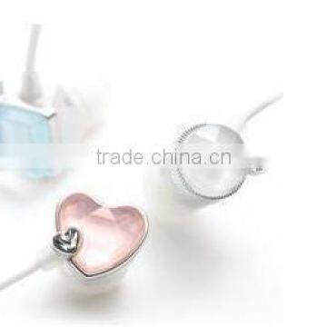 2014 Best Selling beautiful diamond earbud and earphone