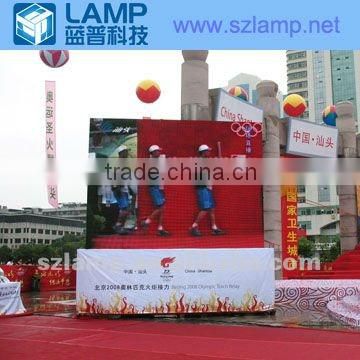 Lamp P25mm rental led billboard for events and concerts