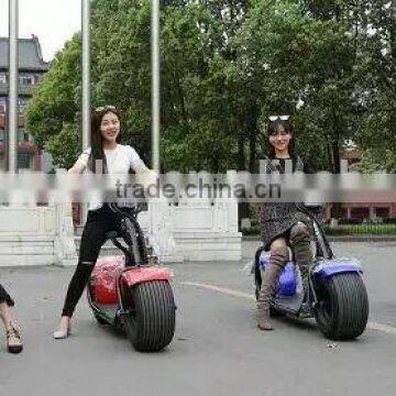 Hot Sales 2016,wide Tire Eclectric Scooter,two Wheel E-scooter,48v/12ah Motor photo-3