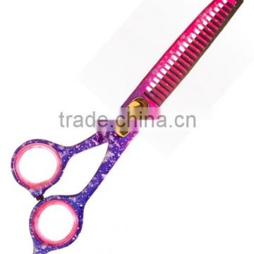 Hand Made Sakura Handles Design Thinning Scissors