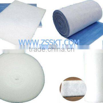 Coarse polyester synthetic filter media for prefilter in ventilation/Blue&White color prefilter media