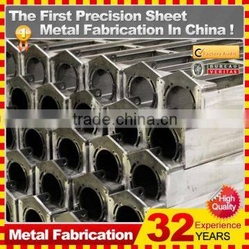 custom Powder Coating Aluminum tubes for the building construction