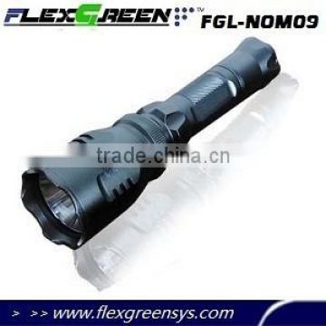 military aluminum rechargeable XRE Q5 3 7v led flashlight