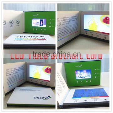 Aiyos Customizable full color printing LCD Video player brochure