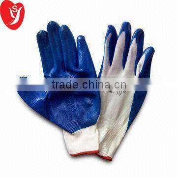 [Gold Supplier] Hot sell nitrile disposable glove/nitrile coated glove