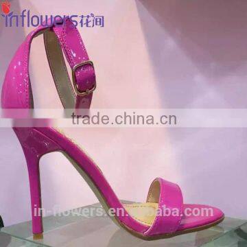 Wholesale high quality latest fancy ladies ankle strap sandals