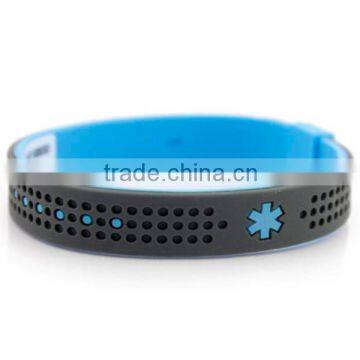 Personal Unique id Bracelet Custom Silicone id Bracelet Engraved photo-3